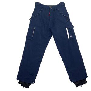 Special Blend Eclipse Cargo Vintage Insulated Snowboard Pants Men’s Large Navy